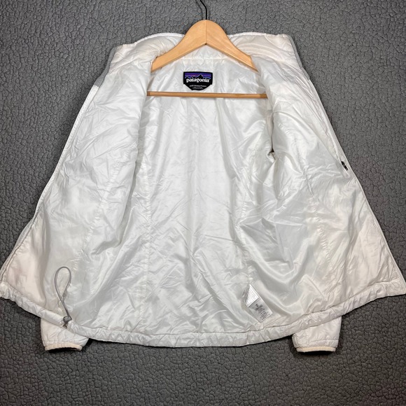 Patagonia Nano Puff Jacket Womens XXS White Quilted Primaloft Puffer Full Zip - Picture 10 of 15